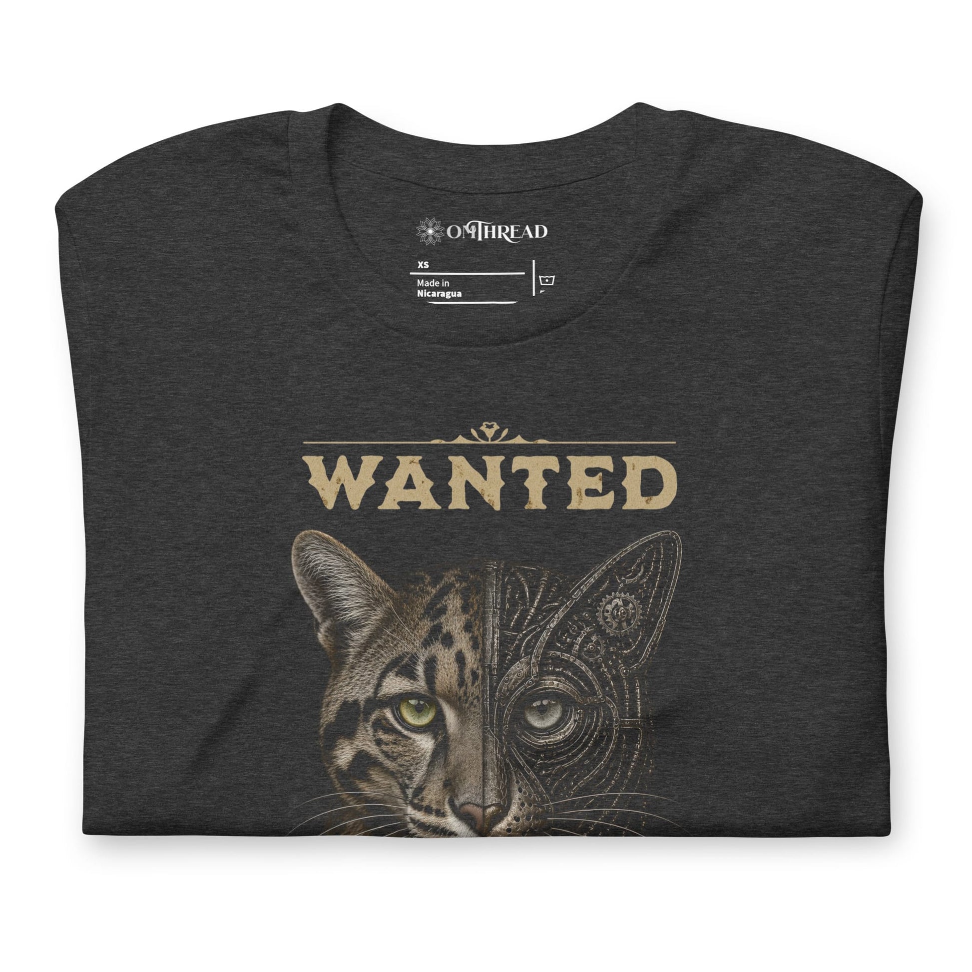 OMTHREAD Schrodinger Clouded Leopard Shirt Wildlife Science Tee