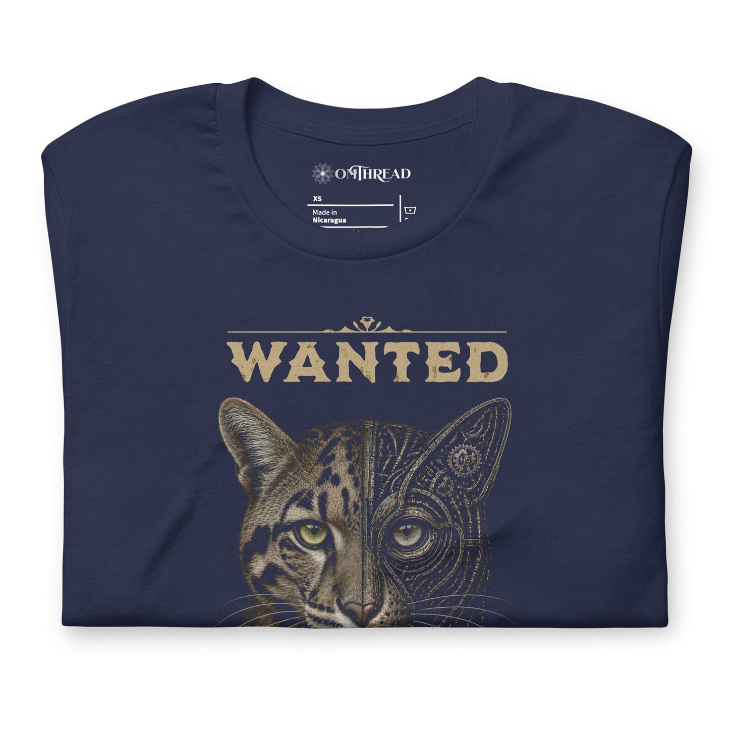 OMTHREAD Schrodinger Clouded Leopard Shirt Wildlife Science Tee