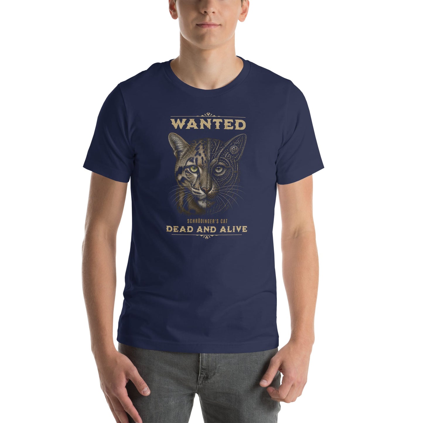 OMTHREAD Schrodinger Clouded Leopard Shirt Wildlife Science Tee
