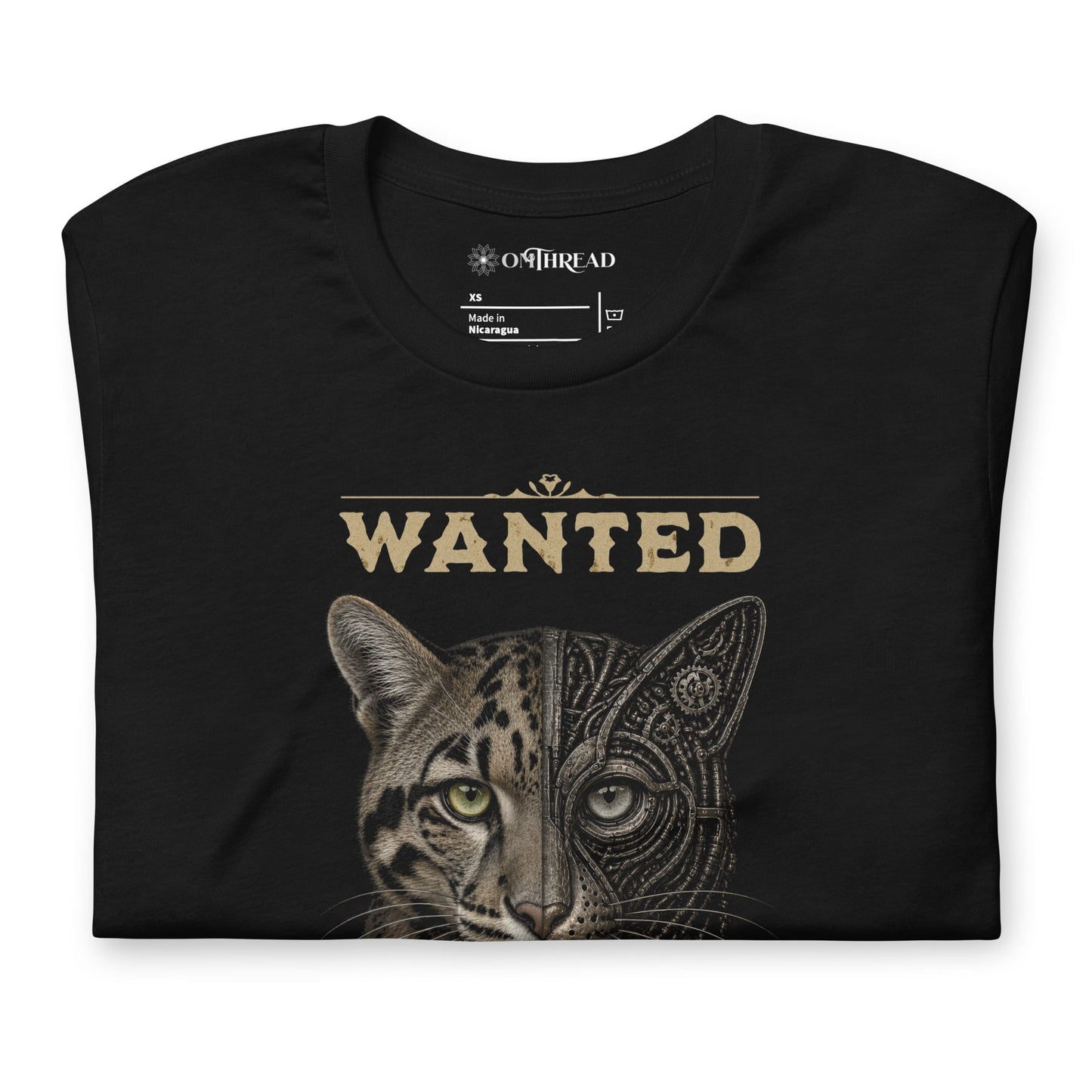 OMTHREAD Schrodinger Clouded Leopard Shirt Wildlife Science Tee