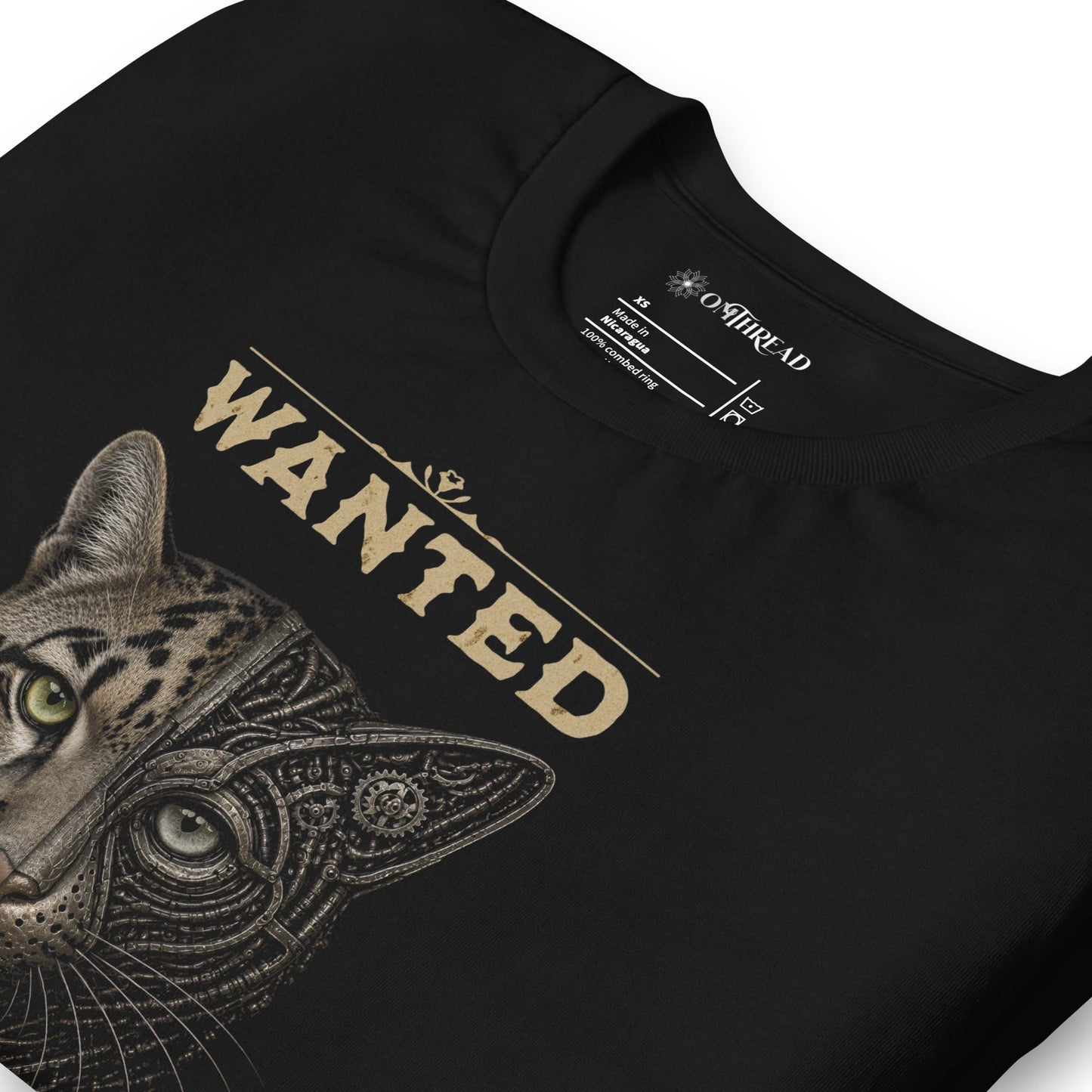 OMTHREAD Schrodinger Clouded Leopard Shirt Wildlife Science Tee