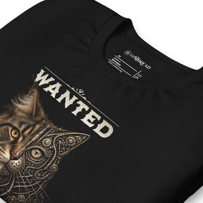 OMTHREAD Schrodinger Maine Coon Cat Shirt Wanted Science Tee