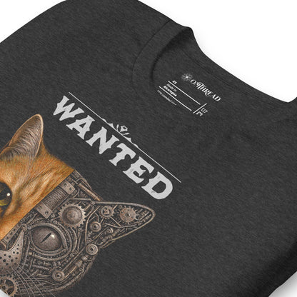 OMTHREAD Schrodinger Orange Tabby Cat Shirt Science Physics Tee