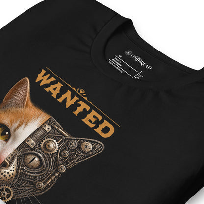 OMTHREAD Schrodinger Orange White Cat Shirt Science Physics Tee