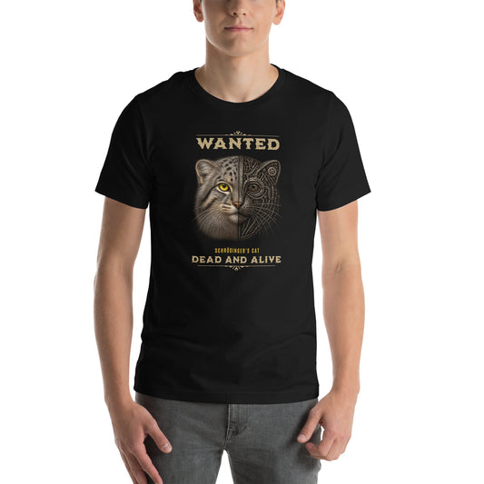 OMTHREAD Schrodinger Pallas Cat Shirt Quantum Physics Science Tee