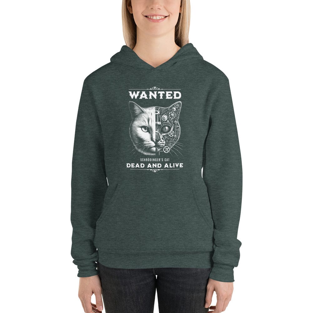 OMTHREAD Schrödinger's Cat: Wanted Dead and Alive Unisex Hoodie