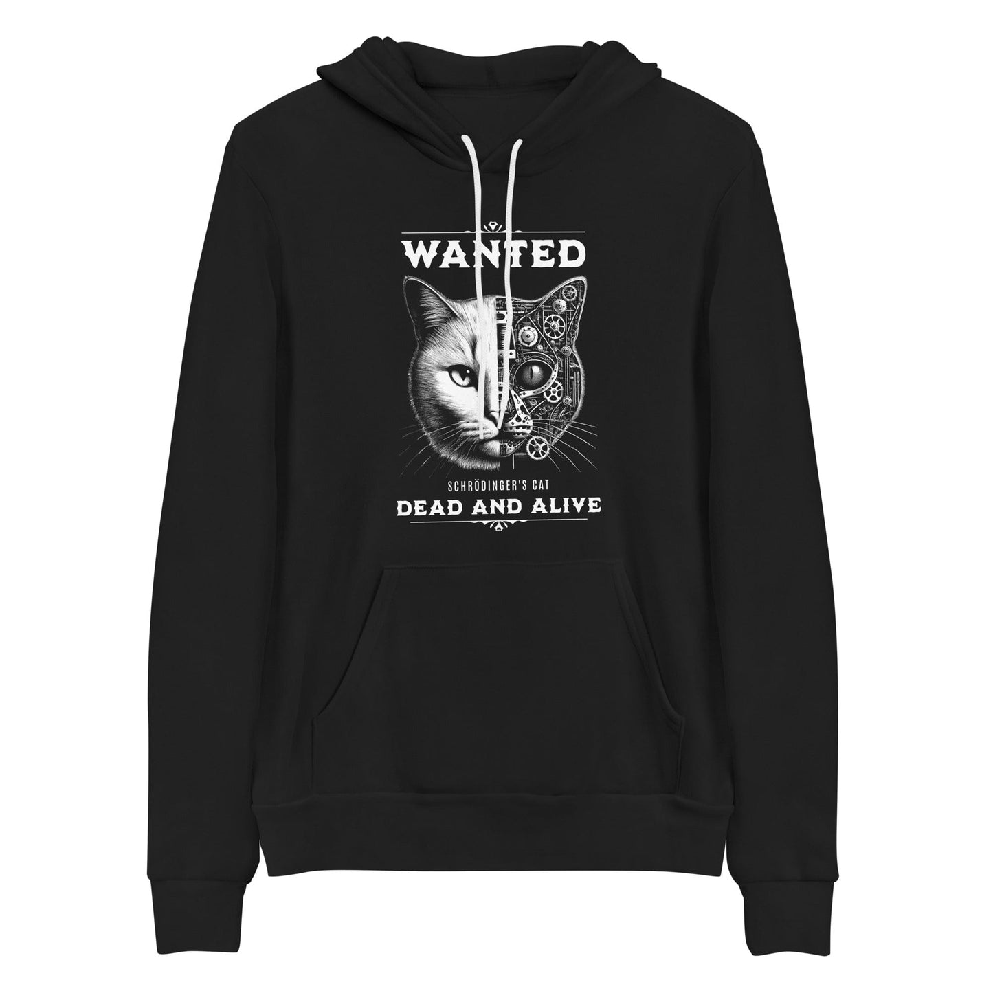 OMTHREAD Schrödinger's Cat: Wanted Dead and Alive Unisex Hoodie