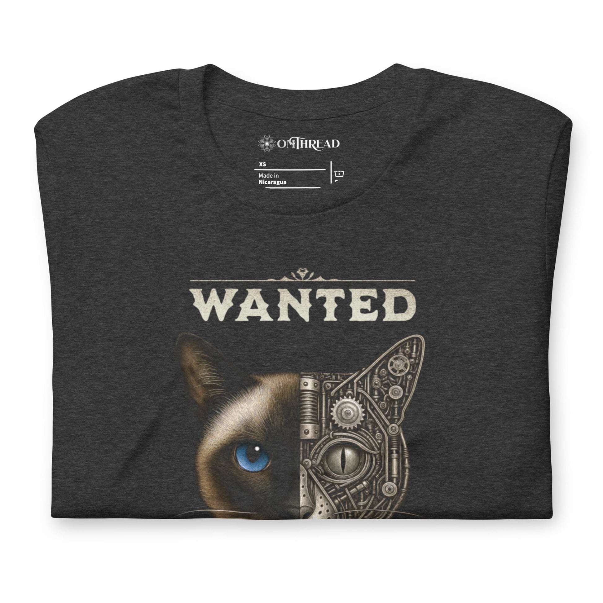 OMTHREAD Schrodinger Siamese Cat Shirt Quantum Physics Science Tee