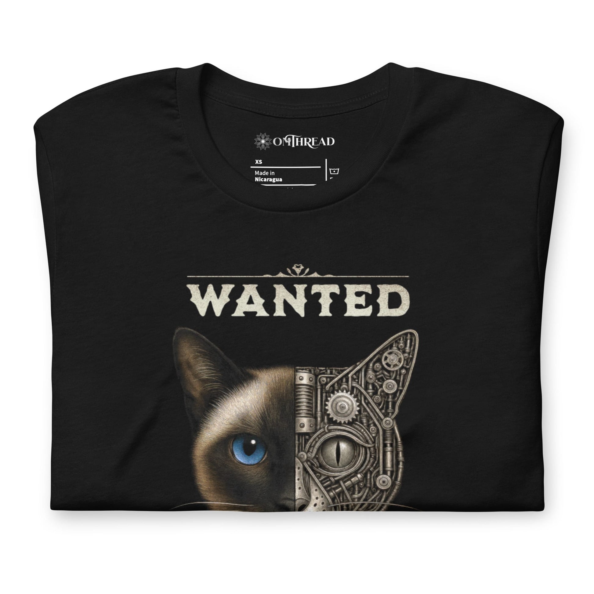 OMTHREAD Schrodinger Siamese Cat Shirt Quantum Physics Science Tee