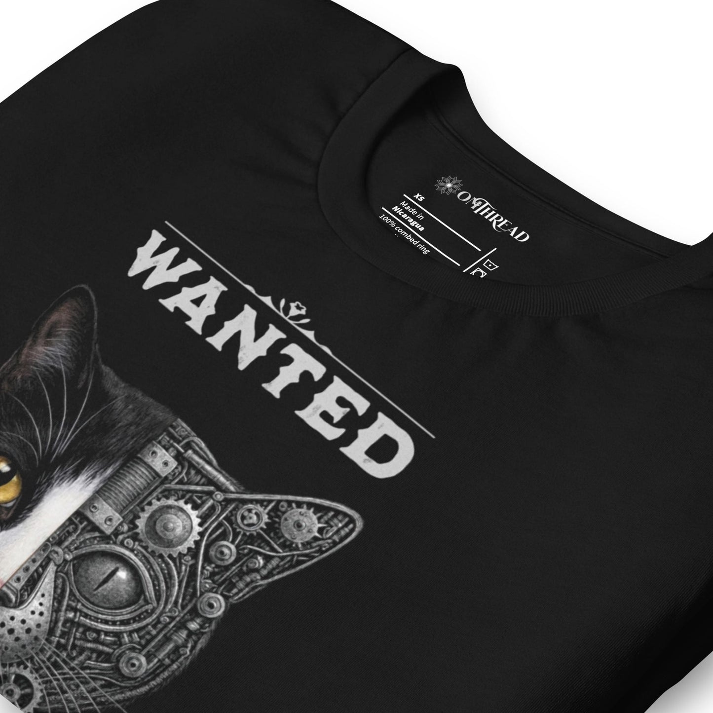 OMTHREAD Schrodinger Tuxedo Cat Shirt Quantum Physics Science Tee