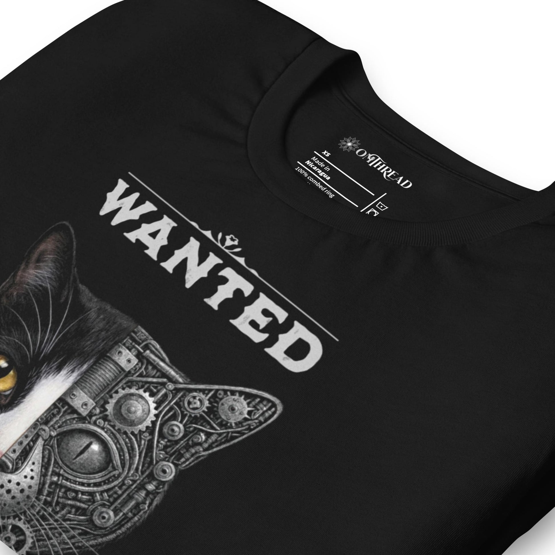 OMTHREAD Schrodinger Tuxedo Cat Shirt Quantum Physics Science Tee