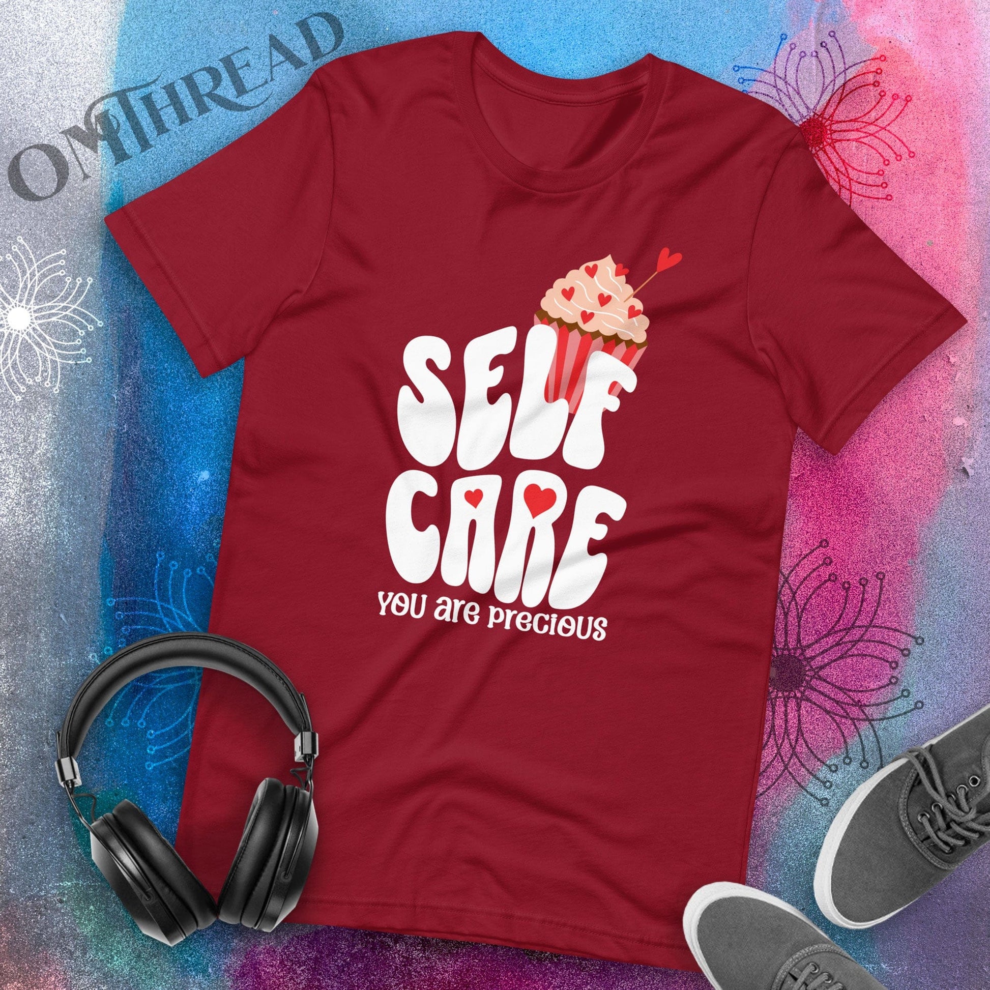 OMTHREAD Self Care, You are Precious Motivational Tee