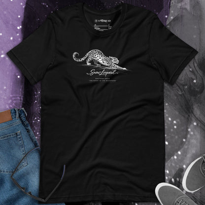 OMTHREAD Snow Leopard Conservation T-Shirt Endangered Panthera Uncia Mountain Cat