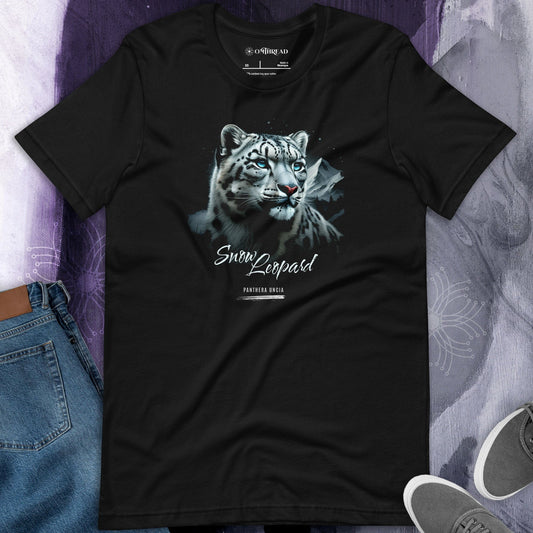 OMTHREAD Snow Leopard Gaze Conservation Tee