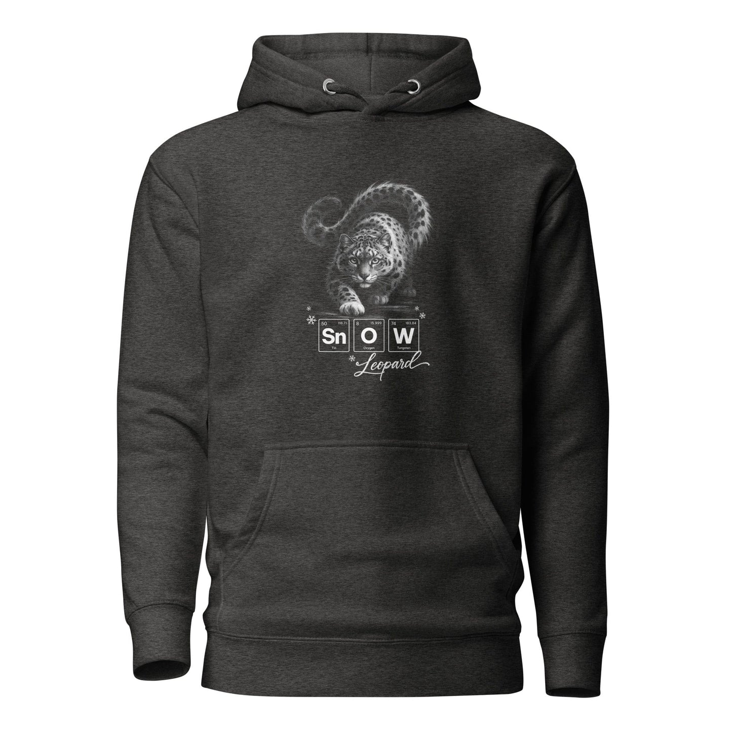 OMTHREAD Snow Leopard Science Sn O W Periodic Table Graphic Unisex Hoodie