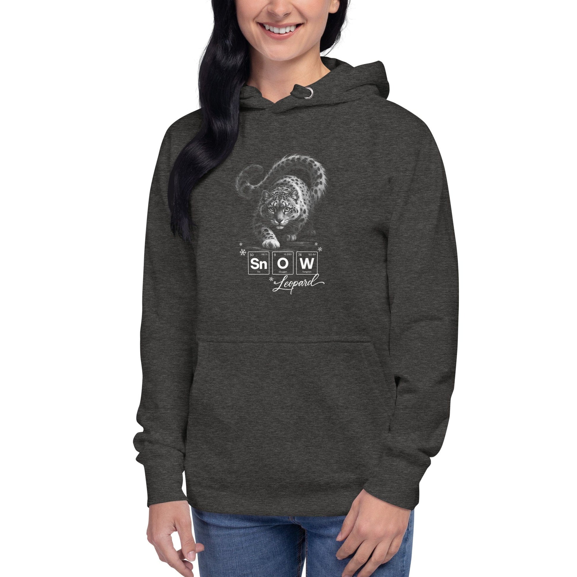 OMTHREAD Snow Leopard Science Sn O W Periodic Table Graphic Unisex Hoodie