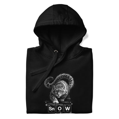 OMTHREAD Snow Leopard Science Sn O W Periodic Table Graphic Unisex Hoodie
