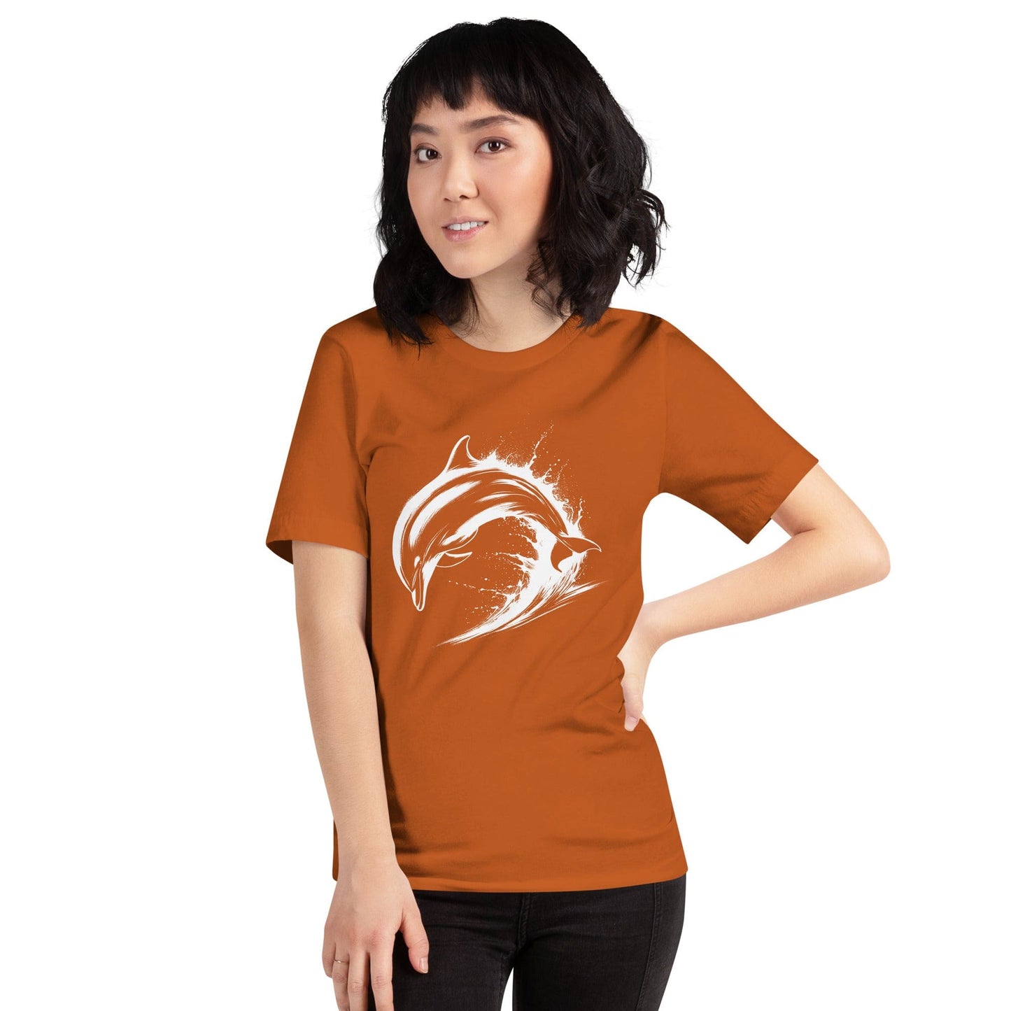 OMTHREAD Splash of Joy Dolphin Surf Tee