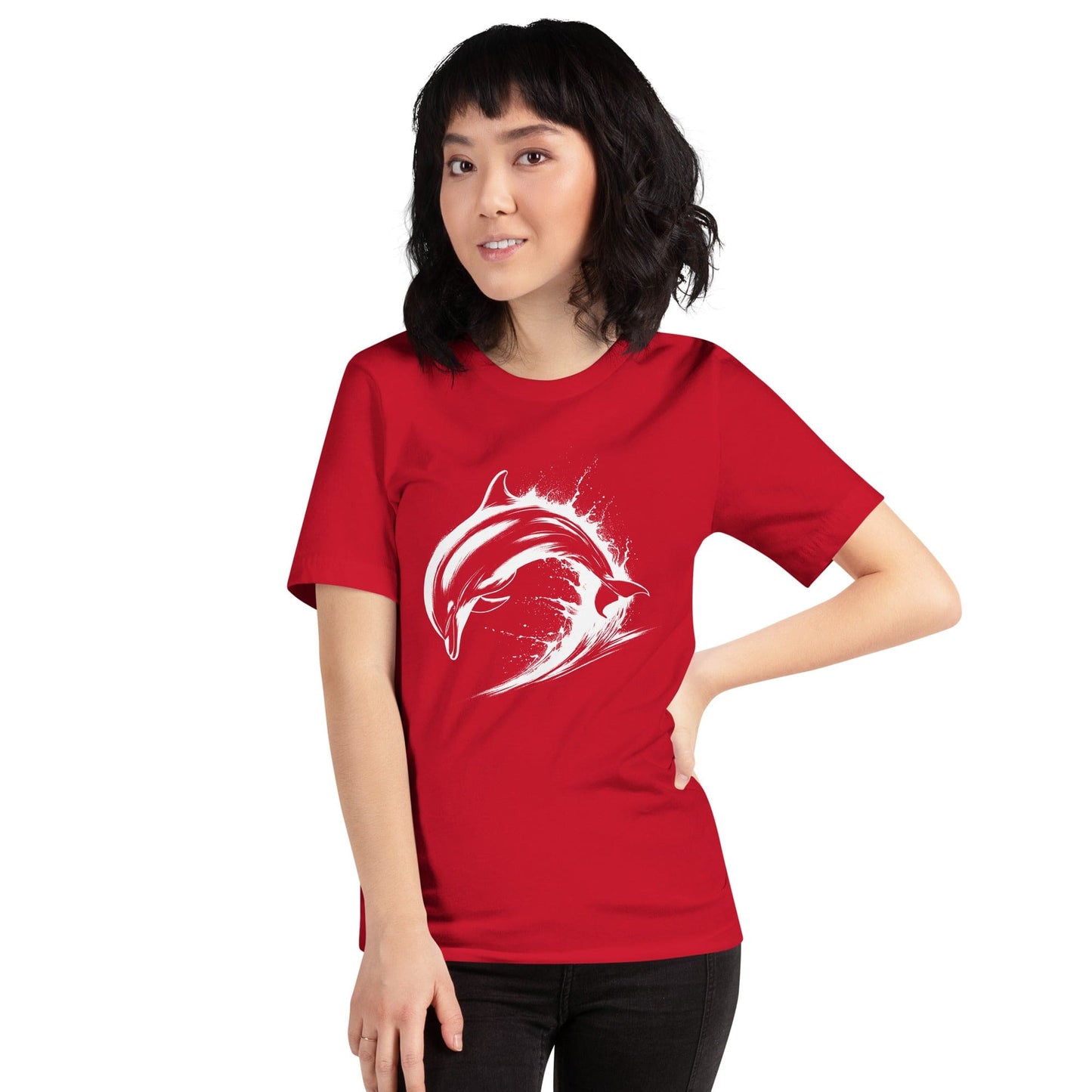 OMTHREAD Splash of Joy Dolphin Surf Tee