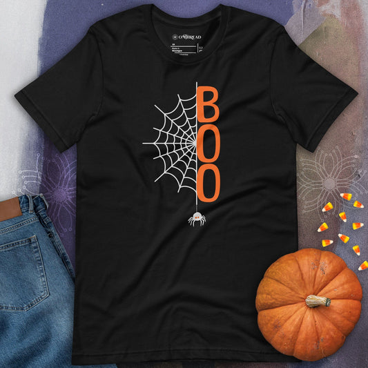 OMTHREAD Spooky Spider "BOO" Halloween Tee