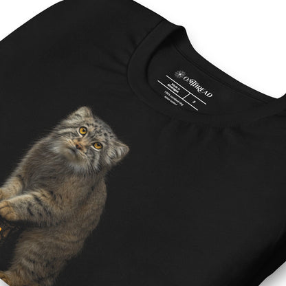 OMTHREAD Stay Wild Pallas Cat T-Shirt for Manul Wild Cat Lovers
