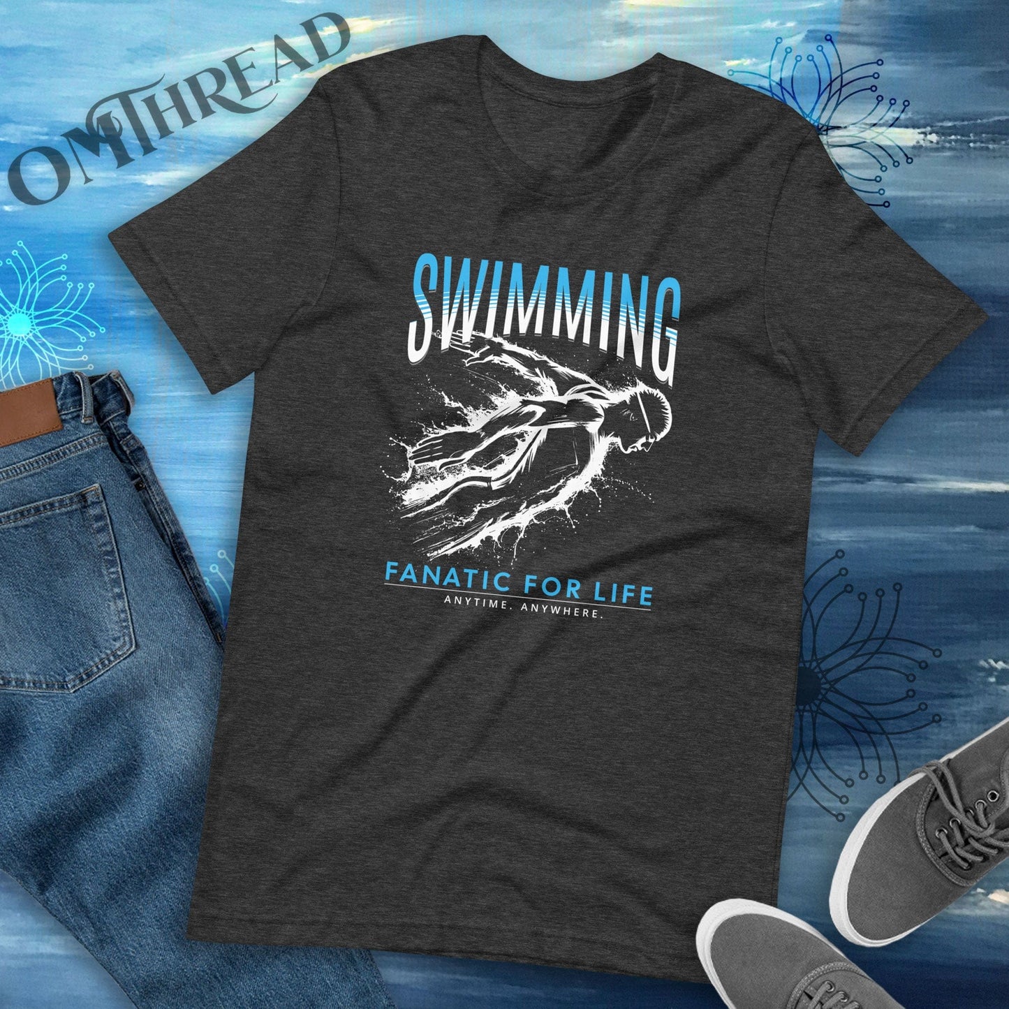 OMTHREAD Swimming: Fanatic for Life Tee