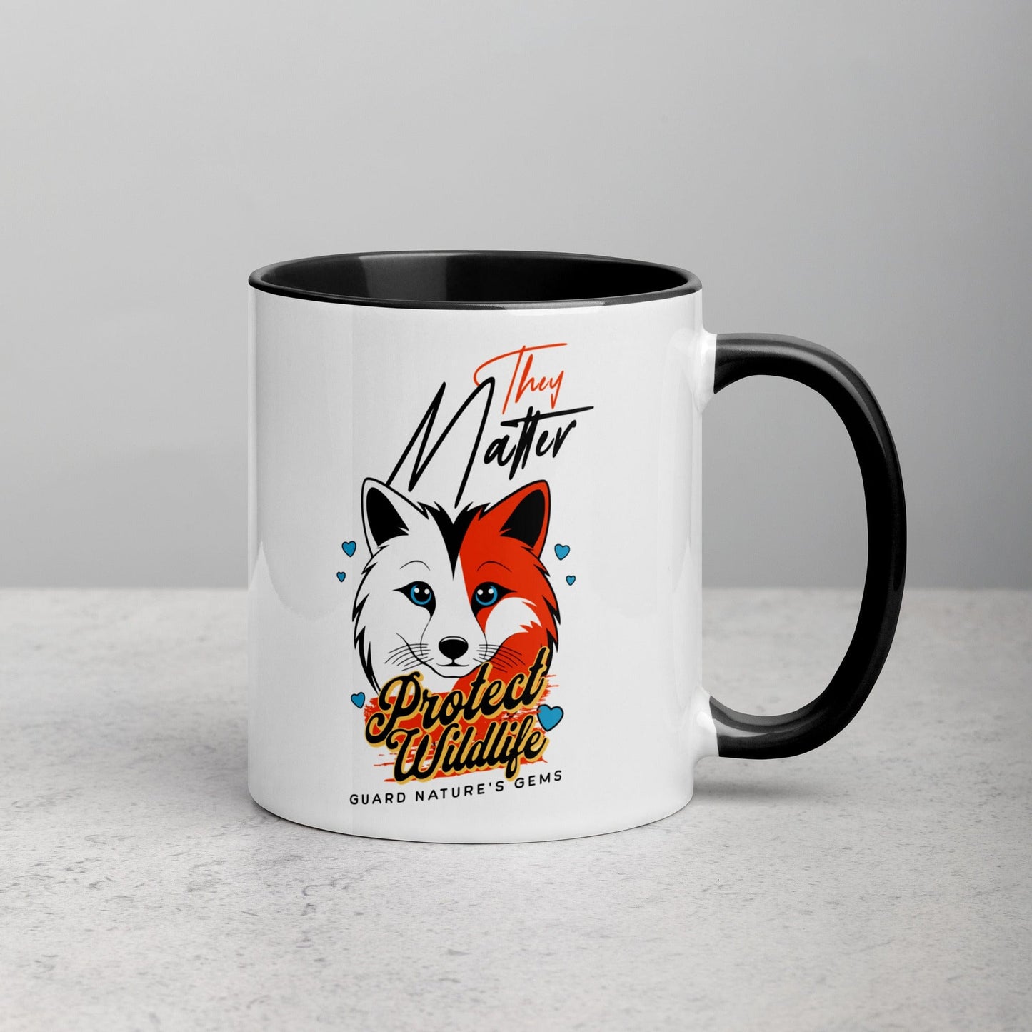 OMTHREAD They Matter. Protect Wildlife - Mug with Color Inside