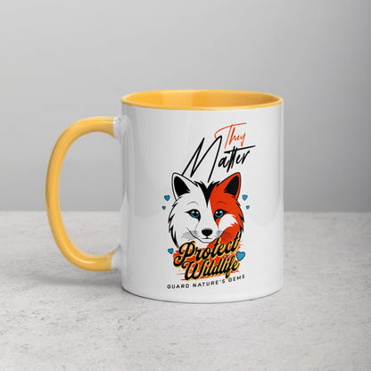 OMTHREAD They Matter. Protect Wildlife - Mug with Color Inside