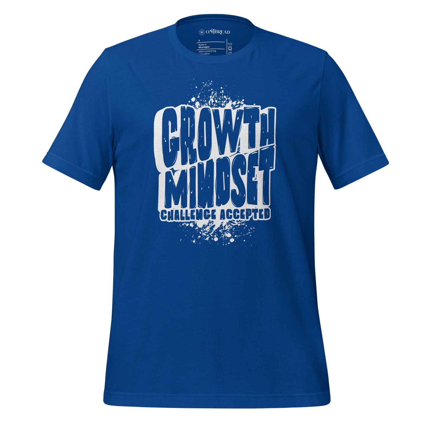 OMTHREAD True Royal / S Growth Mindset, Challenge Accepted Tee