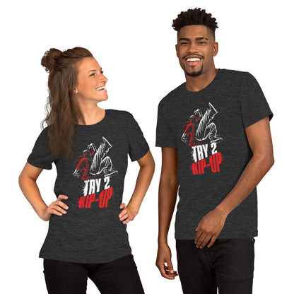 OMTHREAD Try 2 Kip-Up Breakdance Graphic Sports Tee