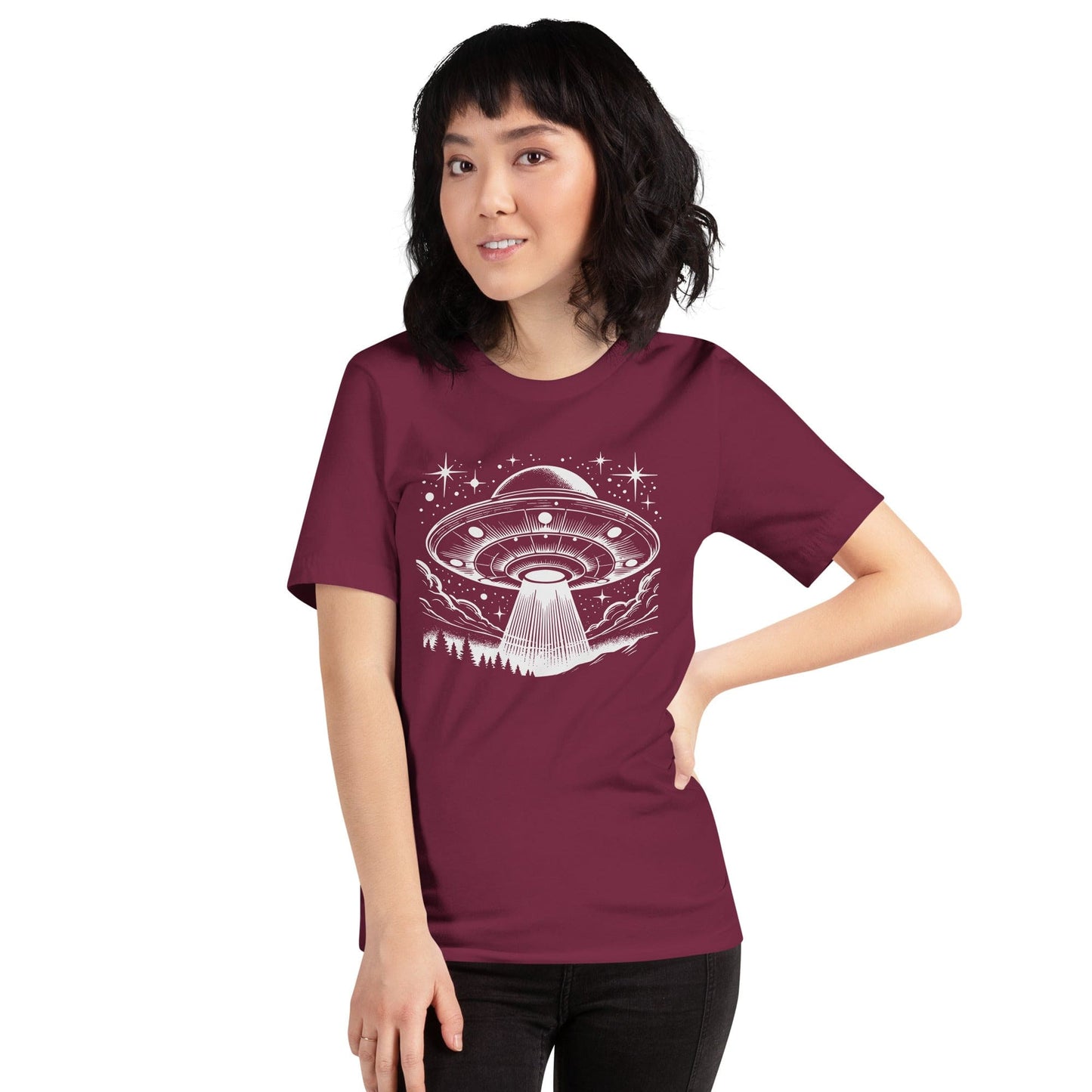 OMTHREAD UFO in the Night Sky Tee