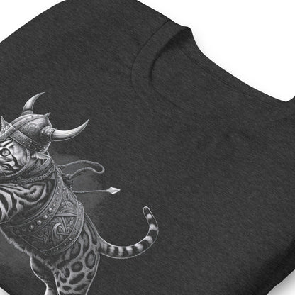 OMTHREAD Viking Cat Warrior - The Fiercest Feline in Battle Tee