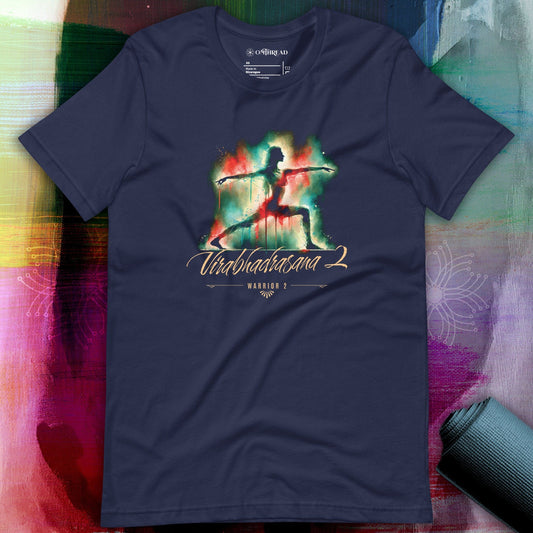 OMTHREAD Warrior II – Virabhadrasana II Yoga Tee