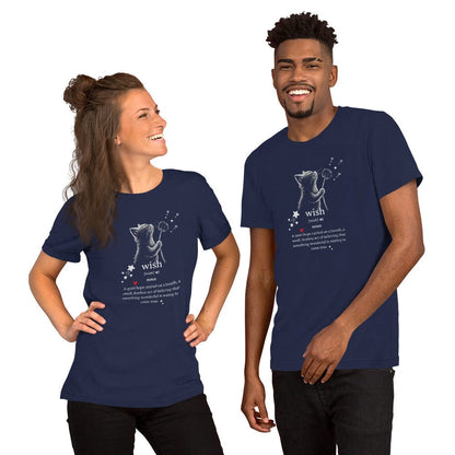 OMTHREAD Wish Cat Definition T-Shirt, Inspirational Cat Shirt, Cute Gift for Cat Lovers