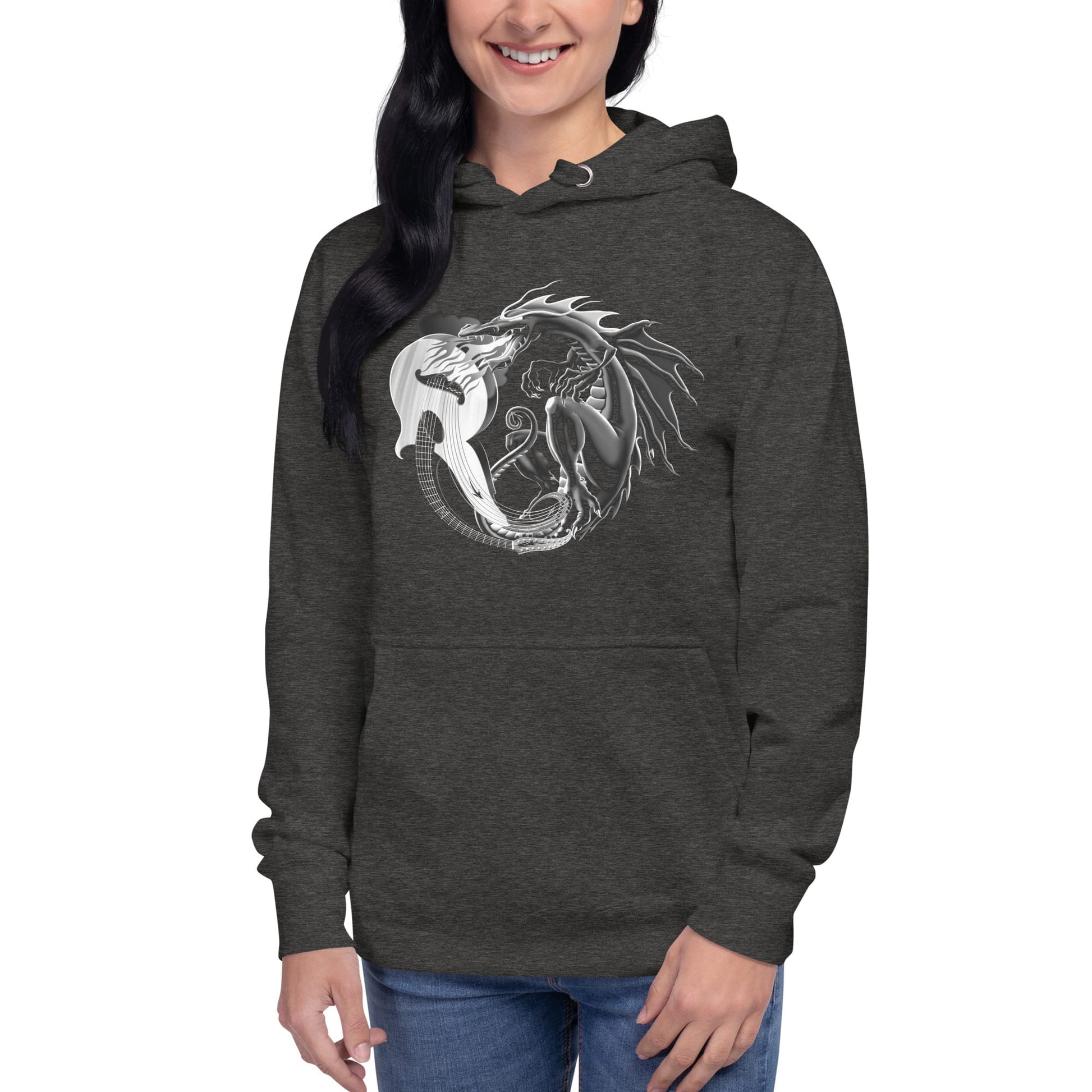 OMTHREAD Wood Dragon Unisex Hoodie - Dave Titus Illustration