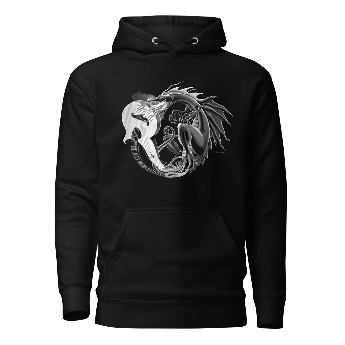 OMTHREAD Wood Dragon Unisex Hoodie - Dave Titus Illustration