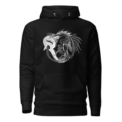 OMTHREAD Wood Dragon Unisex Hoodie - Dave Titus Illustration