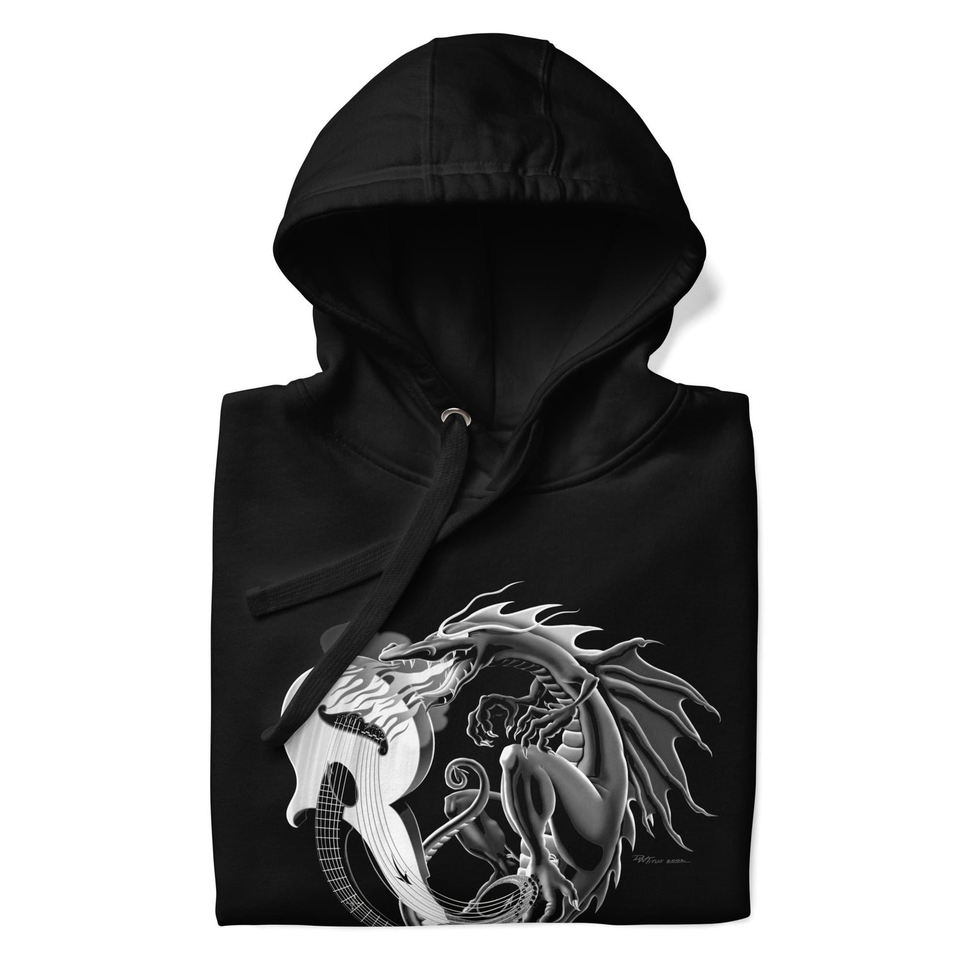 OMTHREAD Wood Dragon Unisex Hoodie - Dave Titus Illustration