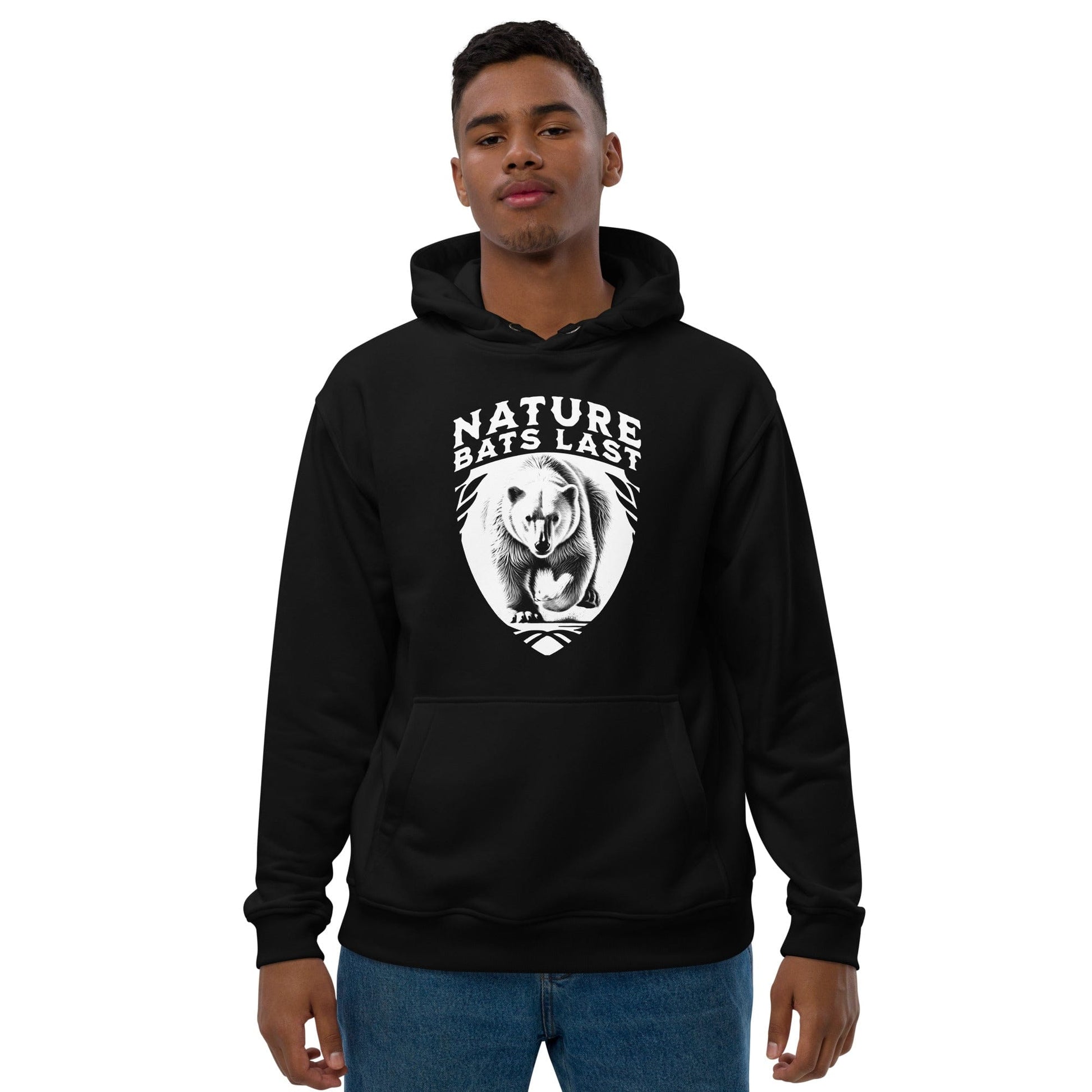 OMTHREAD XS Nature Bats Last - Polar Bear Edition Premium Eco Unisex Hoodie