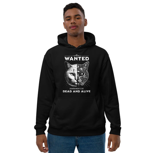 OMTHREAD XS Schrödinger's Cat: Wanted Dead and Alive Premium Eco Unisex Hoodie