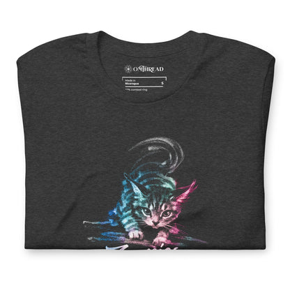 OMTHREAD Zoomies Cat T Shirt Funny Cat Lover Graphic Tee Unisex