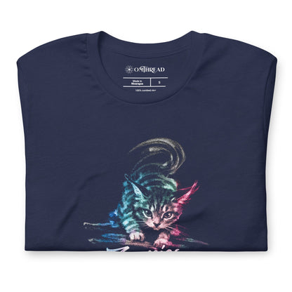 OMTHREAD Zoomies Cat T Shirt Funny Cat Lover Graphic Tee Unisex